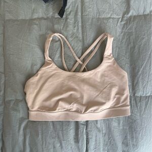Lululemon energy bra in tan